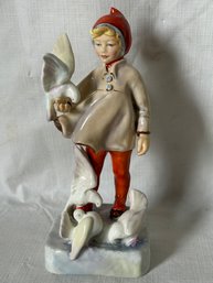 Original Vintage ROYAL WORCESTER Porcelain Figure- Modelled By F. G. Doughty