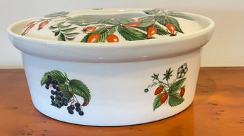 Porcelain  De Paris Lidded Baker Made In France