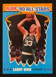 1990 Fleer All-Stars Larry Bird Insert