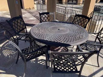 7 Piece Patio Dining Table & Chair Set