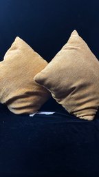 Tan And White Throw Pillow Lot