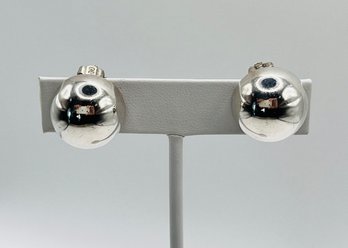 Mexican Sterling Silver Clip-on Earrings