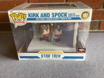 Pop! Moment Kirk And Spock From Star Trek The Wrath Of Khan Vinyl Figure SEALED