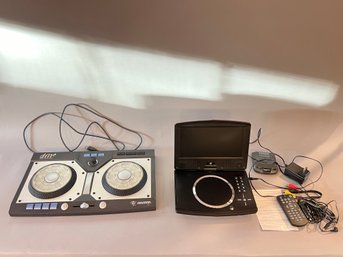 Music Mixer And Portable DVD Player