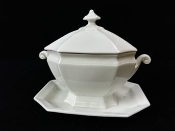 Ironstone Primary 8-sided Tureen