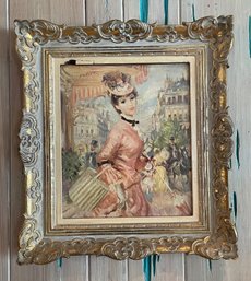 Parisian Lady Print By John Frederick Lloyd Strevens 18.5' X 20.5'