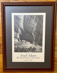 Vintage ANSEL ADAMS CANYON De CHELLY Landscape Art