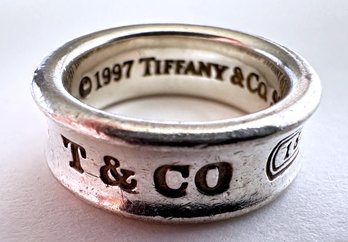 Tiffany & Co. 925 Sterling Silver Ring Band 1997