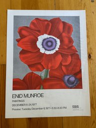 Enid Munroe Exhibition Poster