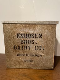 Vintage Knudsen Bro' Milk Box/cooler.