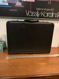 Samsonite Black Leather Briefcase With Combo Locks