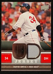 2008 Upper Deck UD Game Jersey David Ortiz Game Used Jersey Relic