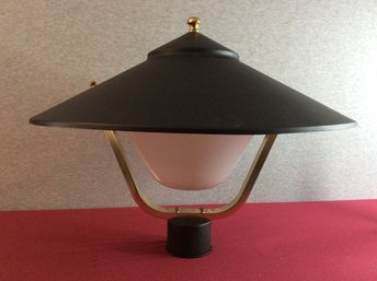 Black And Brass Light Fixture