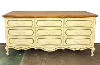 A Vintage French Provincial Dresser By White Fine Furniture