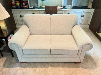 Modern Loveseat In Grey, Purchased In 2018 And In Excellent Condition.