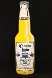 Metal Corona Beer Die Cut Metal Advertising Sign