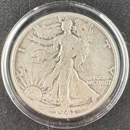 1941 Walking Liberty Silver Half Dollar