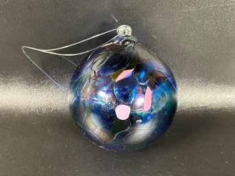 A Fabulous Handblown Glass Orb #1