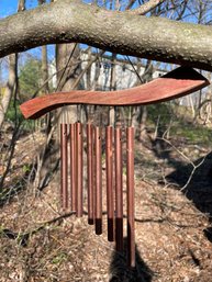 Copper And Wood WInd Chime