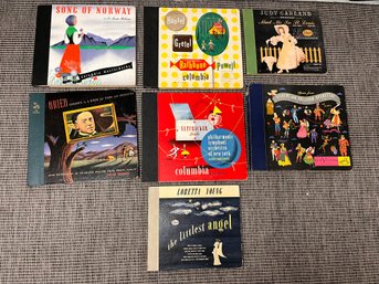 7PC Lot Vintage Boxed Record Sets - Hansel & Gretel, Nutcracker, Gilbert & Sullivan - Believe 1940s And 50s