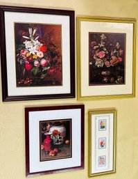 Group Of Florals And Still Life Prints