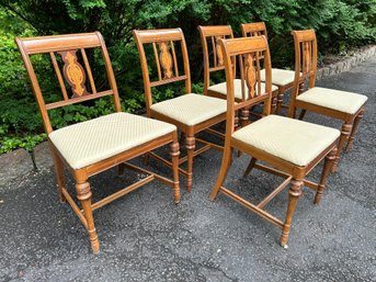 Set Of 6 Dining Chairs - Attr. Berkey & Gay