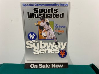 Derek Jeter Sports Illustrated Poster. 2000 World Series The Subway Series. The Yankees Take The Mets In Five.