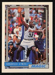 1992 Topps Shaquille O'neal Rookie Card