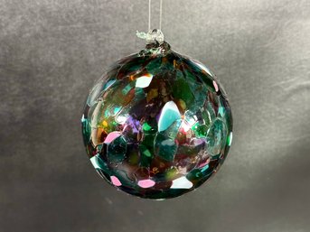 A Fabulous Handblown Glass Orb #2