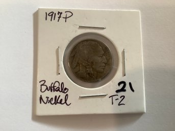 1917 P Buffalo Nickel 89