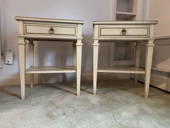 Mid Century Kent Coffee Impresa Pair Of Night Stands / End Tables