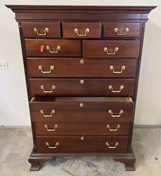 Fine Reproduction Tall Chest By Link-taylor, N.C.