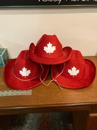 Three Canadian Style Hats