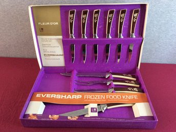 EVERSHARP DELUXE KNIVES SET WITH FROZEN FOOD KNIFE