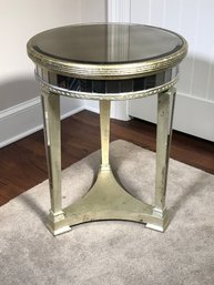 Paid $475 For This Fabulous Vintage Style Mirrored Venetian Style Round Table / Stand - Very Nice Piece !