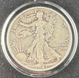 1941-S Walking Liberty Silver Half Dollar