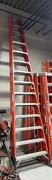 WERNER T7414 14 Foot Fiberglass Step Ladder