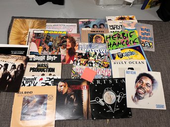 26 Piece Album Lot : Madonna, Motown, Rap, The Jets, Billy Ocean, Herbie Hancock & More!