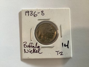 1936 S Buffalo Nickel 90