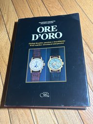 Comprehensive Vintage ORE D'ORO Watch Price Guide And Reference Book- High End Brands