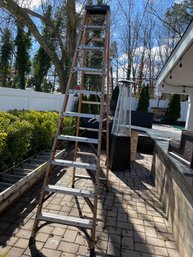 Husky 10' A Frame Fiberglass Ladder