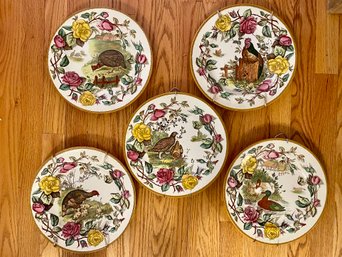 Vintage Wedgwood Tea Rose Pattern Water Fowl Plates