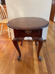 Broyhill ,Mahogany Oval Side Table.