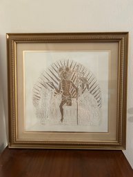 Quality Framed & Matted  Print Of  The Resurrection