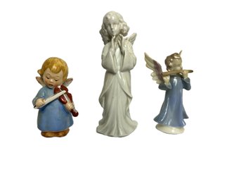 Trio Of Angel Figurines