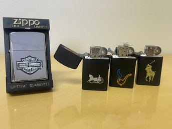 Set Of Zippo Lighters