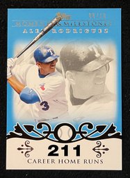 2008 Topps Moments& Milestones Alex Rodriguez #08/10!