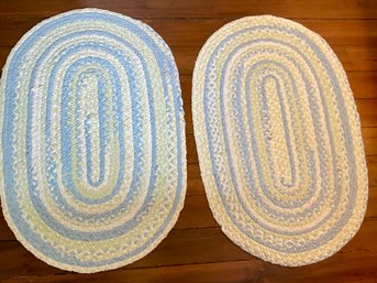 Pair Of Cotton Rag Rugs