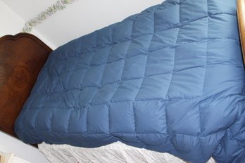 Company Store Blue Twin Comforter