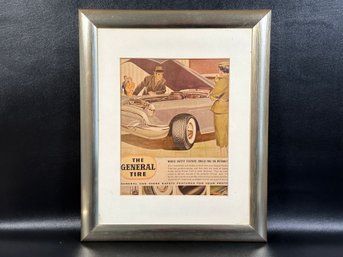 A Fabulous Vintage Car Advertisement, Framed, #2